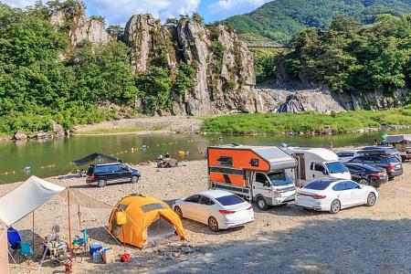 Camping in Korea