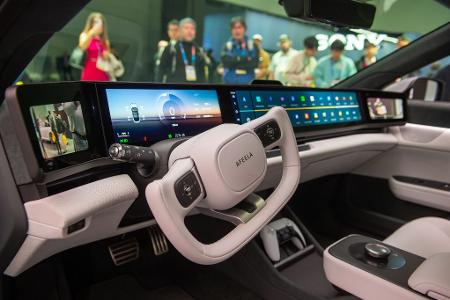 Der Wagen mit dem Namen Afeela 1 sollte den Insassen auch Entertainment aus dem Sony-Konzern bieten. (Archivbild)