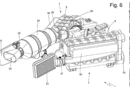 Ferrari Patent V12-Motor