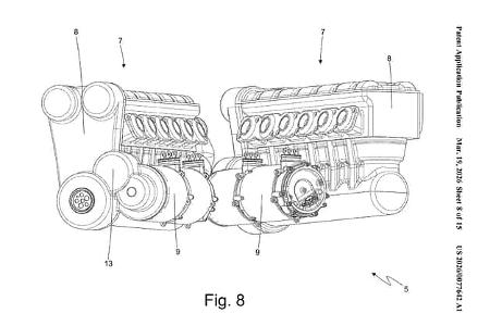 Ferrari Patent V12-Motor