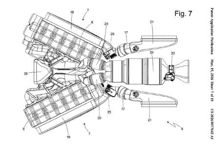 Ferrari Patent V12-Motor