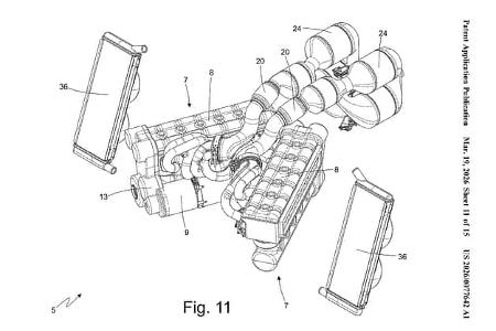 Ferrari Patent V12-Motor