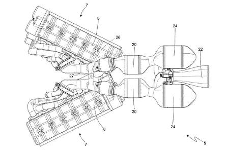 Ferrari Patent V12-Motor