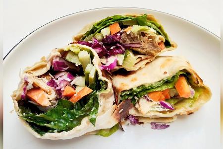 Frühlings-Burritos mit knackigem Gemüse