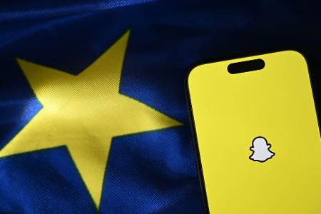 Die EU-Kommission nimmt Snapchat in den Blick. (Symbolbild)