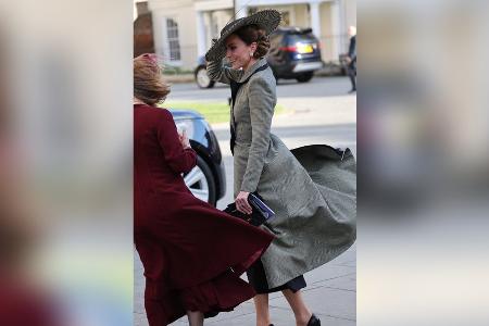 Amtseinführung der Erzbischöfin von Canterbury: Kate trotzt dem Wind
