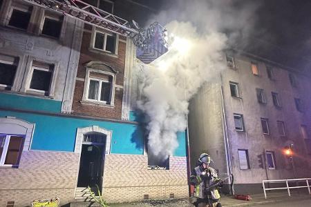 Blick auf die Einsatzstelle. Foto: Feuerwehr Essen