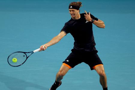 Tennis: Zverev im Eiltempo ins Halbfinale gegen Sinner