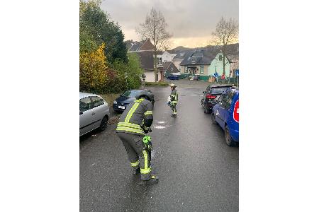 Abstreumaßnahmen mit Bindemittel