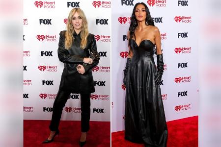 Miley Cyrus und Nicole Scherzinger setzen auf Leder-Look