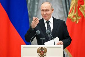 Putin bleibt bei seinen Kriegszielen unbeirrt. (Archivbild)