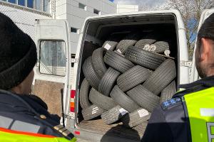 nicht gekennzeichneter Abfalltransport