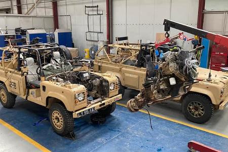 Electrogenic Elektroauto Umbau Land Rover Defender