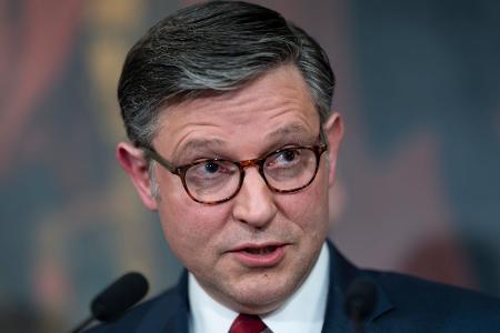 Der Sprecher des US-Repräsentantenhauses, Mike Johnson, ist nicht vom Haushaltsentwurf überzeugt. (Archivfoto)