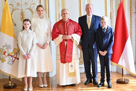 Historischer Tag: Royals empfangen Papst Leo XIV. in Monaco