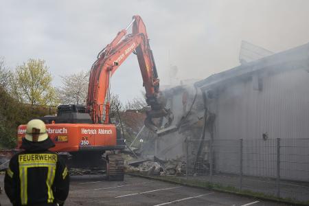 Der Club an der Grenze zu Frankreich ist komplett zerstört.