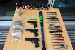 Schwerpunkteinsatz -sichergestellte Gegenstände