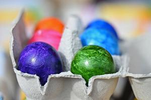 Ein guter Teil der Ostereier kommt aus dem Ausland.