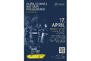 Einladung zum Berufsinformationsabend der Polizeiinspektionen Birkenfeld und Idar-Oberstein am 17. April ab 17 Uhr in Idar-Oberstein.