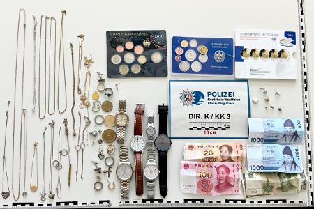 Sichergestellte Gegenstände