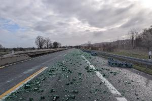 Unfallstelle auf der BAB 39 zwischen der AS Baddeckenstedt und der AS Westerlinde Richtung Wolfsburg