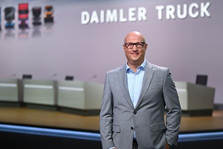 Daimler-Truck-Gesamtbetriebsratschef Michael Brecht: Fokus nicht nur auf Effizienz und Sparen. (Archivbild)