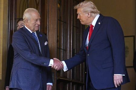 König Charles und Königin Camilla reisen im April zu Donald Trump