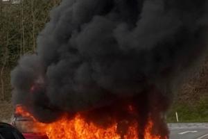 Starke Rauchentwicklung