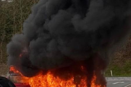 Starke Rauchentwicklung