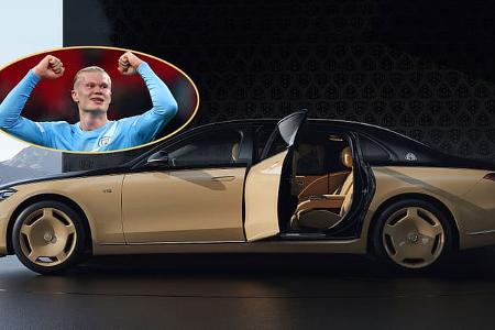 Mercedes-Maybach S-Klasse Abloh und Erling Haaland