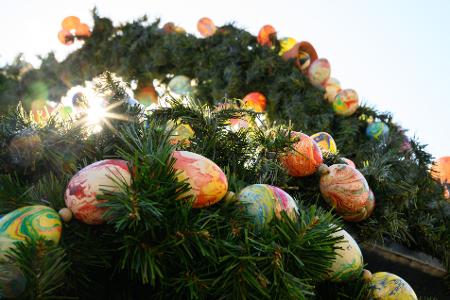 Die Chancen auf viel Sonnenschein sind bundesweit wohl am Montag am höchsten. 