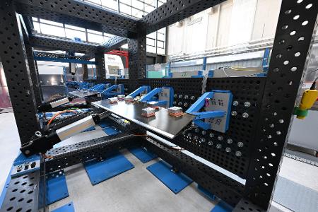 Bis zu drei Steuerflächen können gleichzeitig getestet werden.