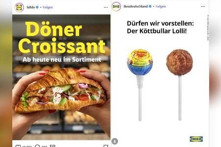 Döner-Croissant und Köttbullar-Lolli: Aprilscherz oder echte Ansage?