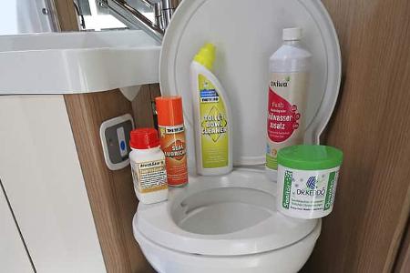 Toilettenpflege Kassettentoilette