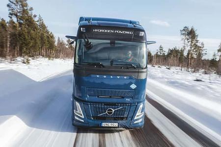 Volvo Hydrogen Wasserstoff Lkw