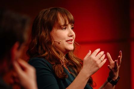 Ex-Grünen-Chefin Ricarda Lang ist für ein Recht auf Homeoffice und eine Übergewinnsteuer. (Archivbild)