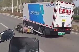 Chinesische autonome Liefervans