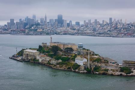 Das Gefängnis Alcatraz war berüchtigt als Verbannungsort für die 