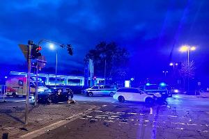 Aufnahme der Unfallstelle