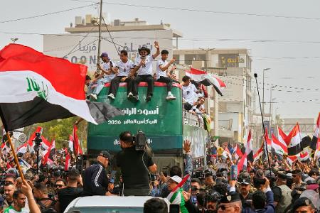 Irak feiert WM-Qualifikation 2026 mit Fan-Zug