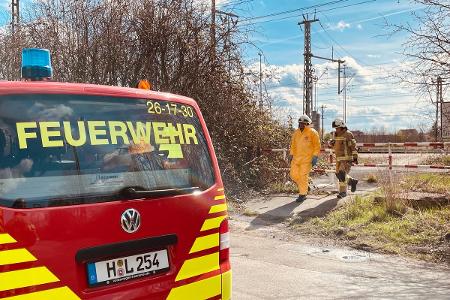 An der Einsatzstelle