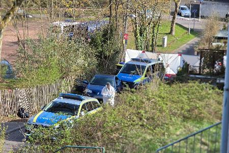 Die Sackgasse führt zu einer Treppe.