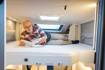 Hubbett, Ahorn Camp TE 740, Wohnmobil, Teilintegriert, Preiswert, Einzelbett