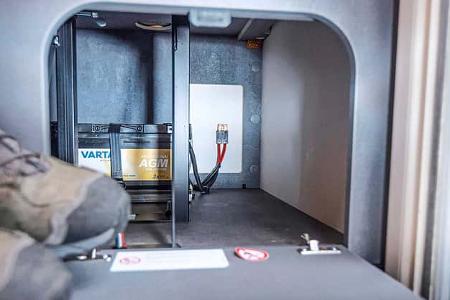 Truhe, Ahorn Camp TE 740, Wohnmobil, Teilintegriert, Preiswert, Einzelbett