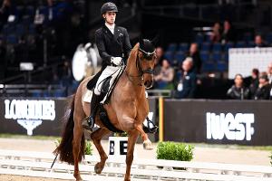 Weltcupfinale in Texas: Dressur mit Netz und Debütant Treffinger