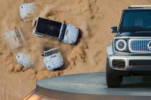 Mercedes Elektro G-Klasse EQG Tank Turn