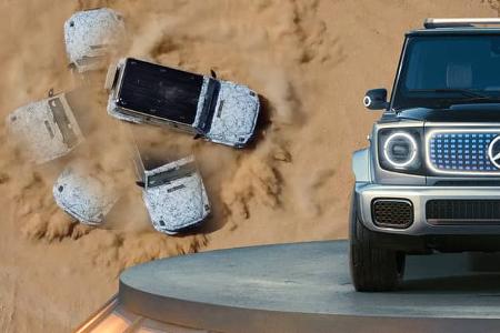 Mercedes Elektro G-Klasse EQG Tank Turn