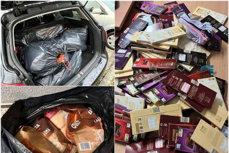 Kaffee- und Schokoladen-Diebe gefasst