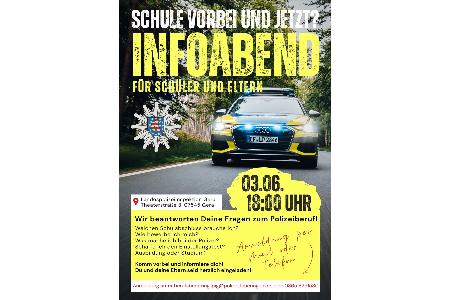 Werbeplakat Infoabend