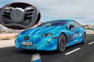 Mercedes EQS Werkserlkönig Steer-by-wire